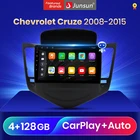 Автомагнитола Junsun V3 Pro, мультимедийный видеоплеер на Android 10, с DVD, для Chevrolet Cruze 2008-2015, CarPlay, типоразмер 2 Din