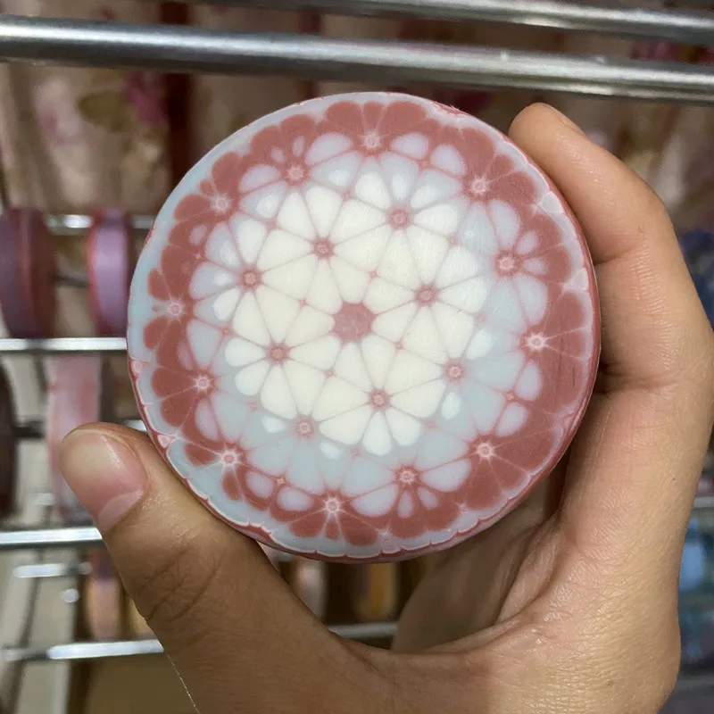 Moldes de silicona para jab&oacute;n, herramientas moldeadoras de jab&oacute;n de tubo redondo de 6,5 cm, caleidoscopio, env&iacute;o gratis, 8 placas acr&iacute;licas, 1 varilla-1