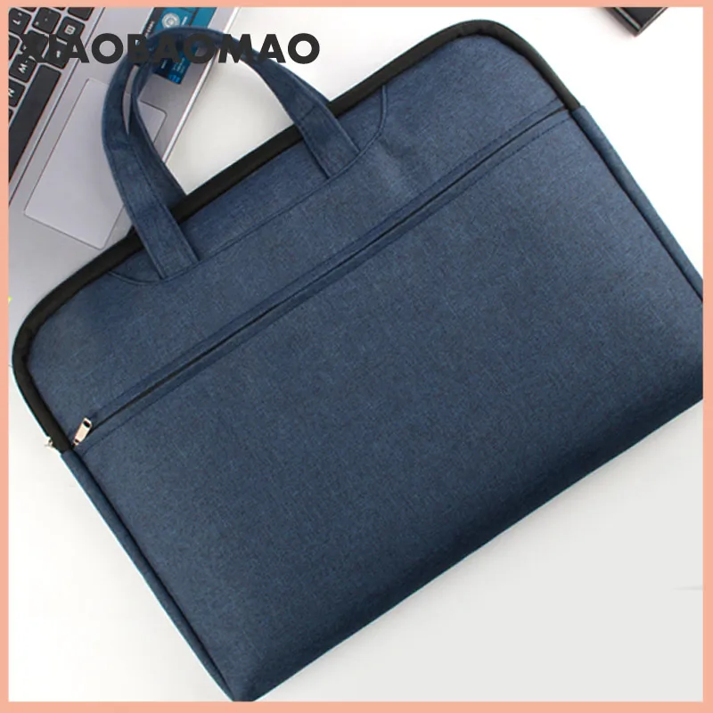 40cm * 30cm Notebook Handbag Portable Computer Bags Macbook Handbag Man Portable Briefcase Travel Laptop Bags File Bag Business