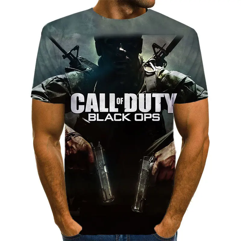 2019 футболка в стиле Харадзюку с надписью Call of Duty уличная хип-хоп забавная