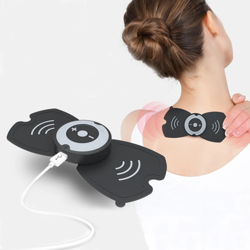 Электрический массажер для шеи с импульсной стимуляцией устройство похудения