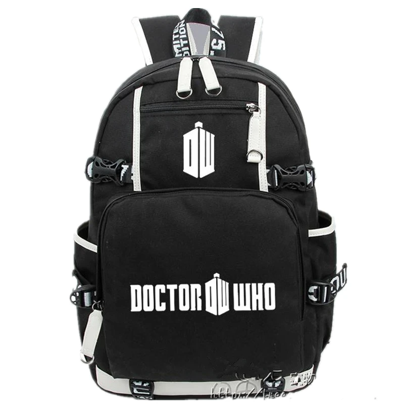 Светящийся рюкзак с USB-разъемом для мужчин и женщин школьный ранец принтом Доктор