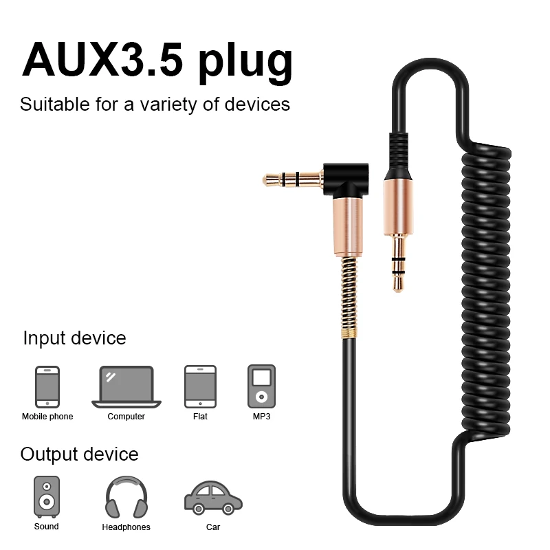 

Cable Audio Cable 3.5mm Jack Speaker Cable for Samsung Male to Male Car Aux Cord for iphone JBL Headphone for Xiaomi Aux Cable