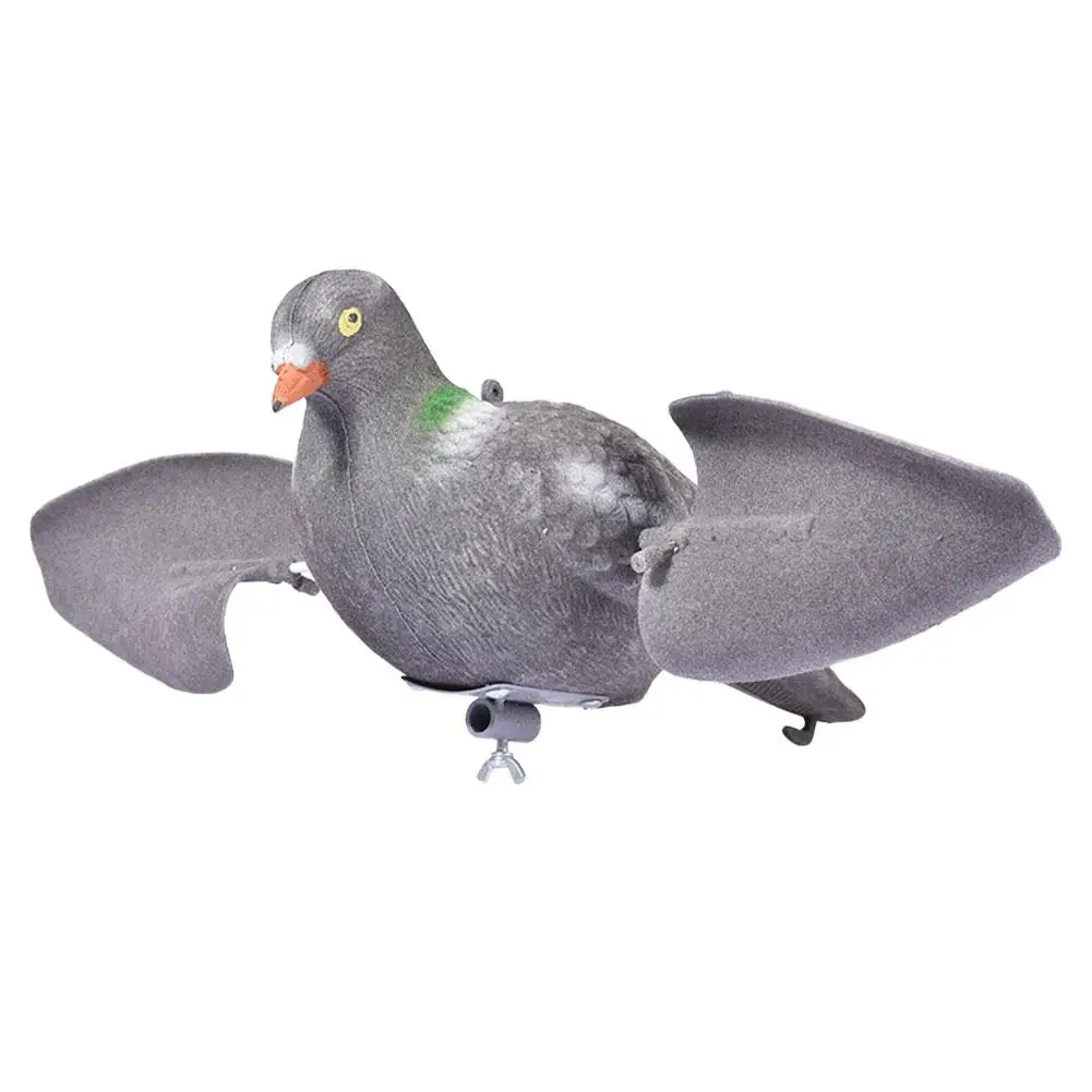 

Outdoor Pigeon Motion Decoy Simulation Bait Wind Decoy With Movable Wings For Garden Decor