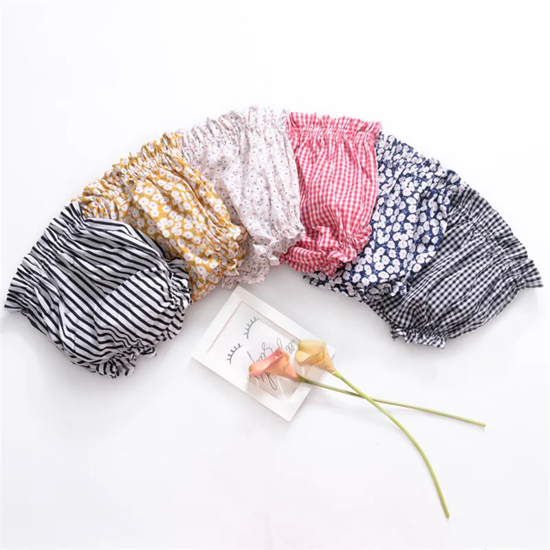 Bunvel/детские шаровары Детские шорты для малышей Повседневные в полоску с принтом