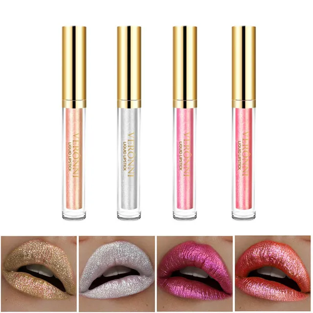 VERONNI Shimmer Glitter Metalic Lip Gloss 2