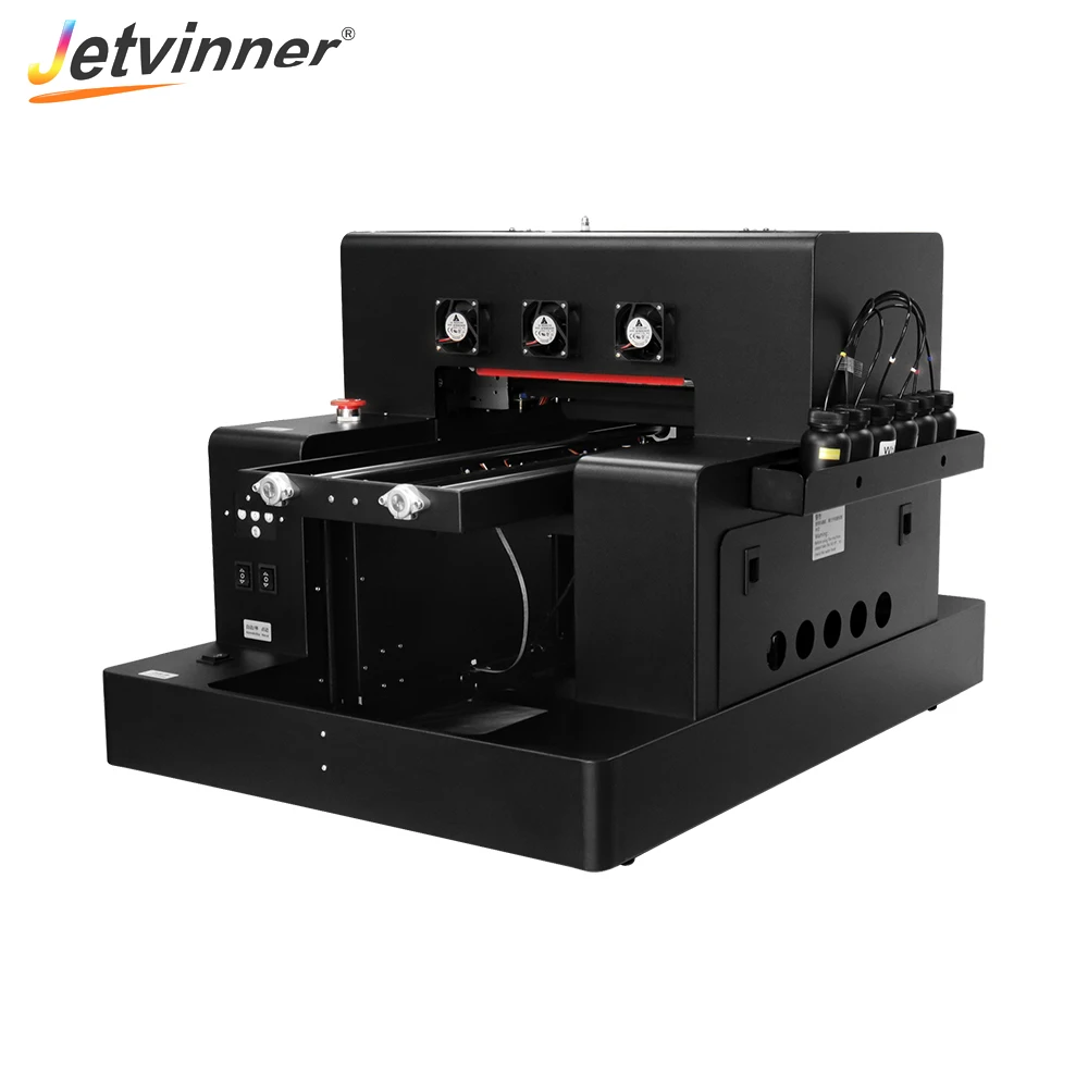 Jetvinner A3 размер УФ принтер с держателем бутылки струйная печатная машина DIY
