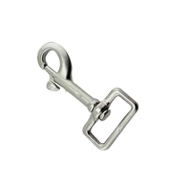 rebar square ring single head snap tools hook stainless steel 316 spring hook pet accessories boat accessories marine