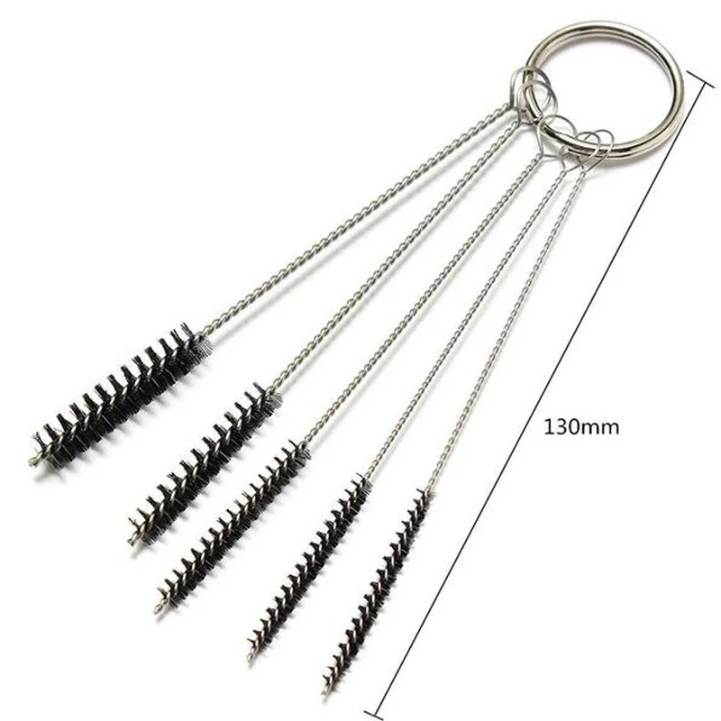 

3pcs/ Set Airbrush Spray Cleaning Repair Tools Kit Stainless Steel Needle Brush Set HANW88