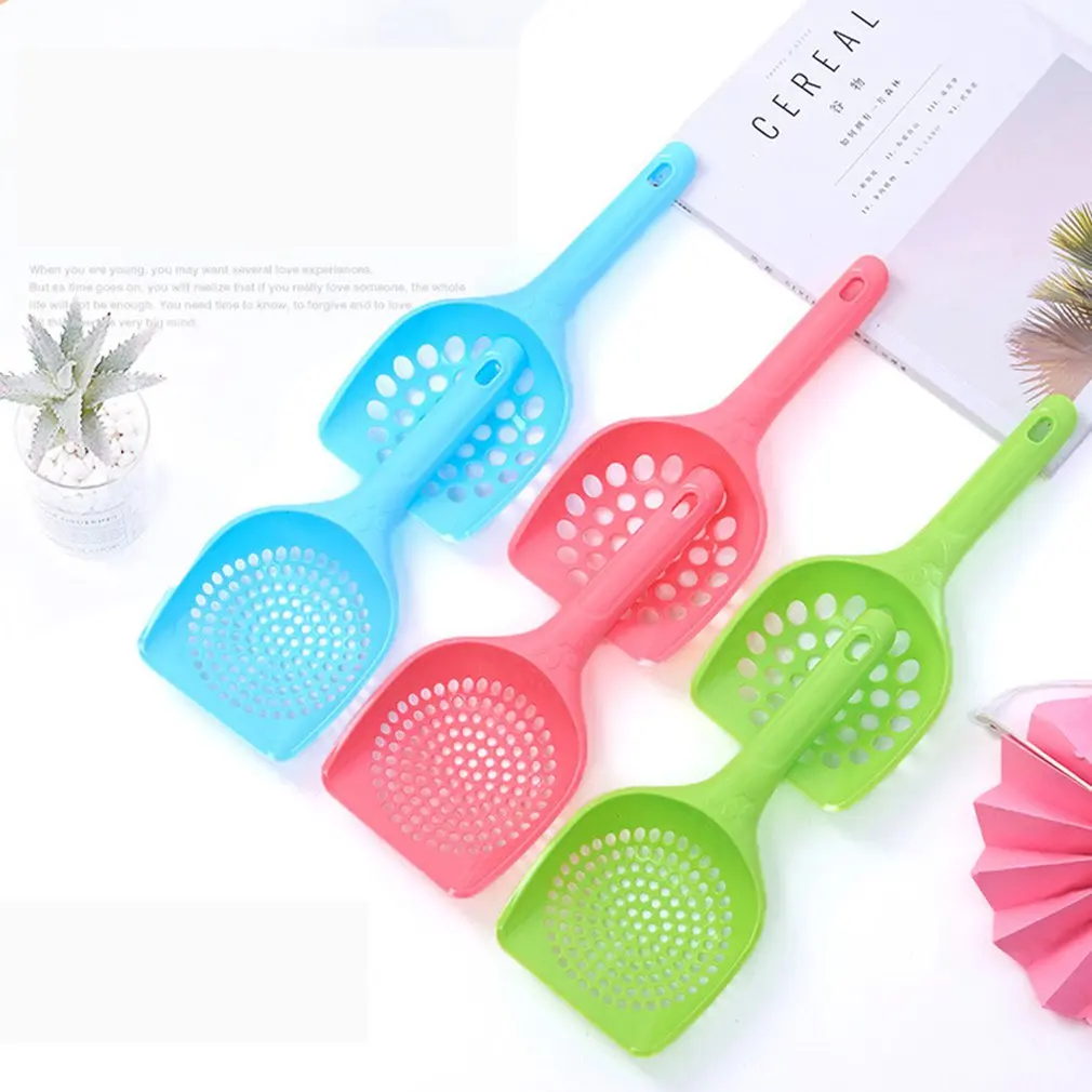 Лопатка для отходов песка котят лопатка с отверстиями пластиковый ковш