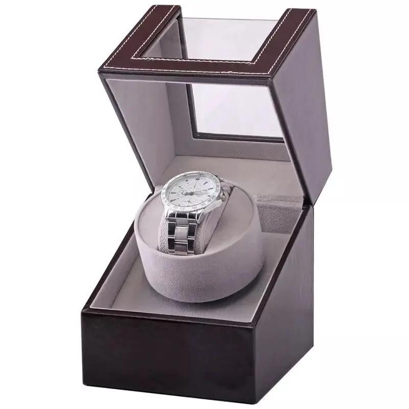 

Automatic Watch Winder Box Watchwinder For Automatic Watches Carbon Fiber Box Luxury Single Watch Winder Clock Shaker Motor Case