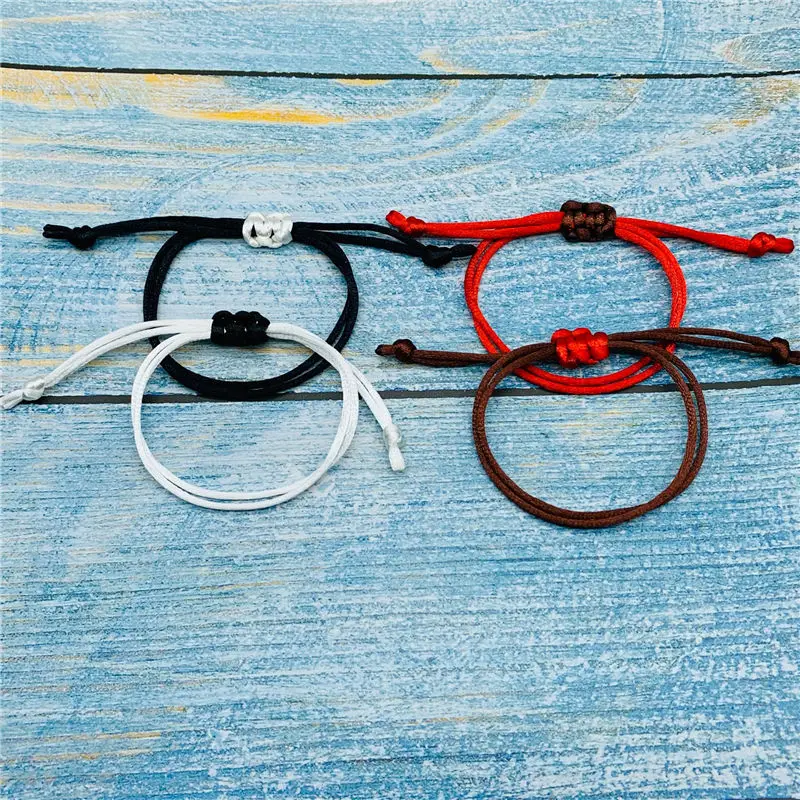 Браслет цепочка для женщин и мужчин простой Регулируемый браслет ручной