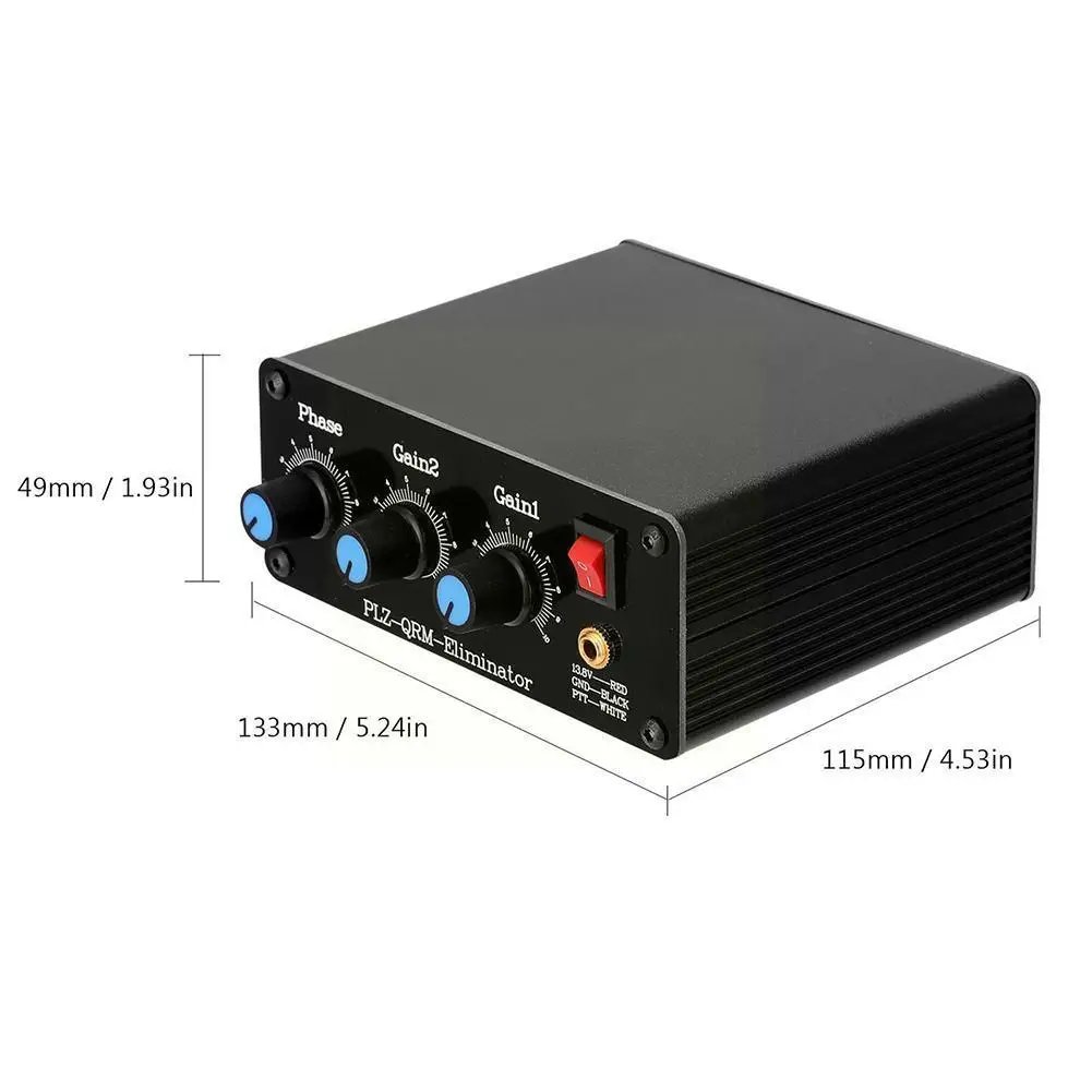

QRM Eliminator X-Phase (1-30 MHz) HF Bands QRM Eliminator Kits Case Alloy Aluminum Case Machine F8F5
