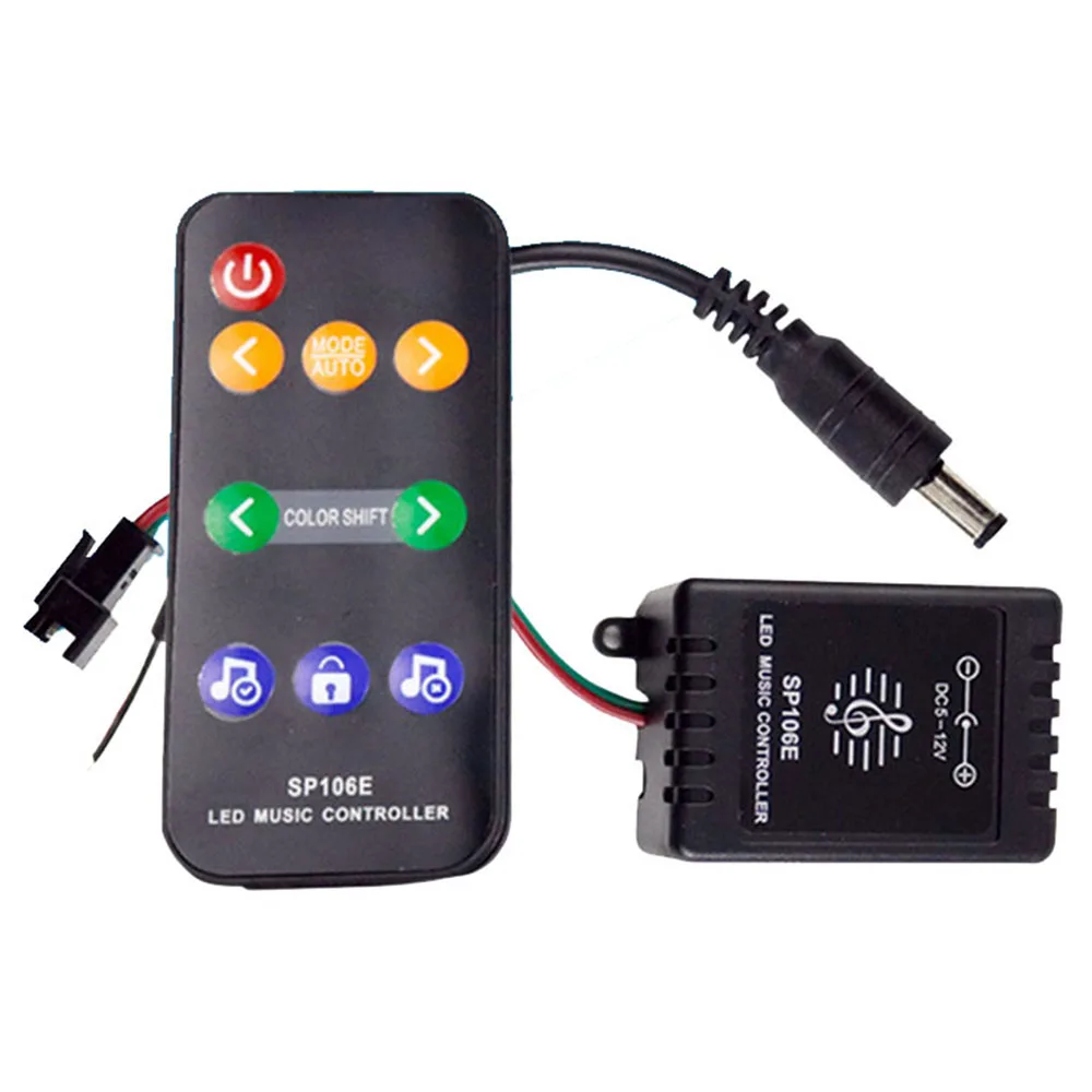 Светодиодный музыкальный контроллер SP106E 9 клавиш фотоэлемент WS2811 /WS2812B /6812 /1903/6803