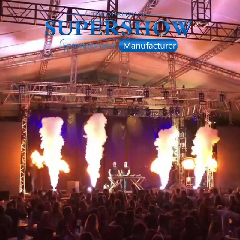 Высокая мощность 250 Вт пожарного масла DMX512 firebolt 1 ~ 4 метра Спрей высота пожарная