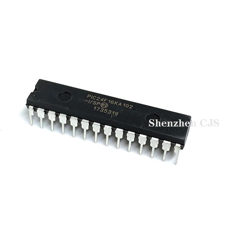 100% оригинальная фотовспышка PIC24F16KA102-I/SP IC MCU 16BIT 16KB FLASH 28SDIP | Электроника
