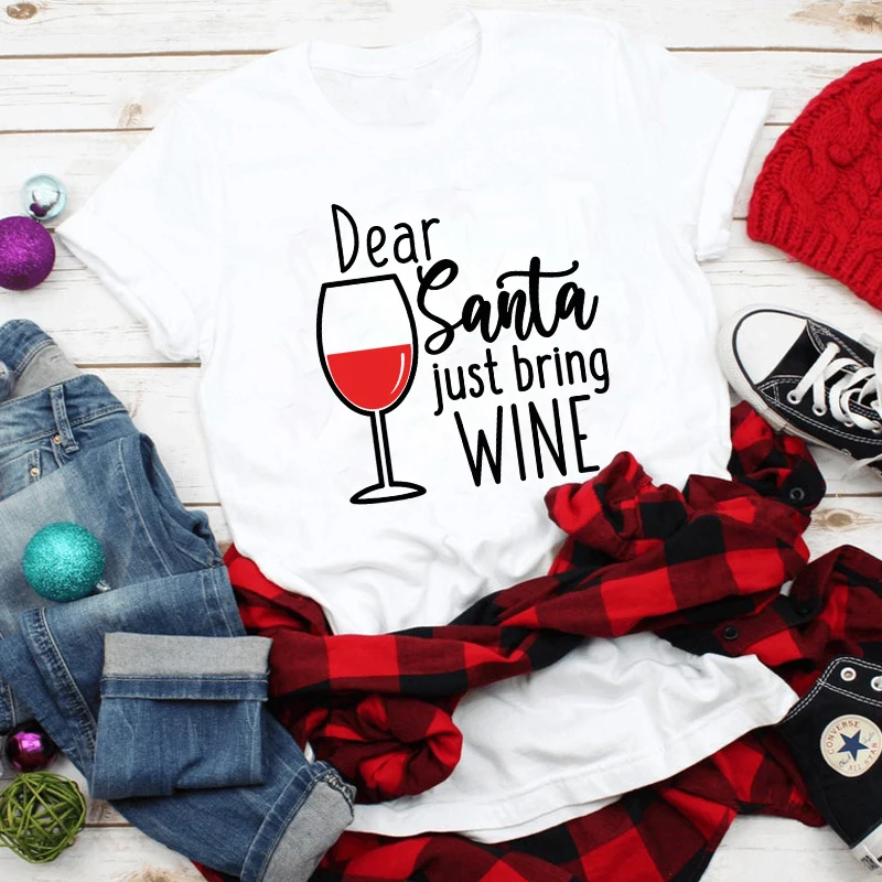 

Женская футболка с принтом «Just Bring»