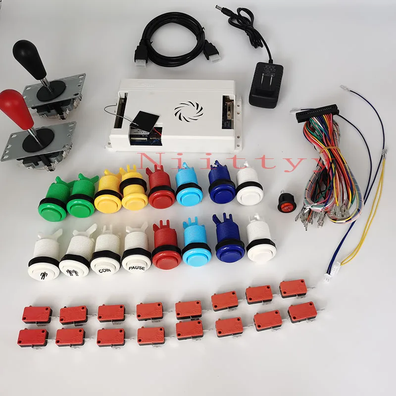 Pandora 3D box 8000 в 1 Wifi DIY Kit 2 Playes Аркадный Игровой шкаф 8 каналов джойстик переключатель