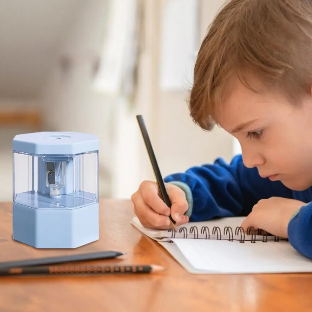 

Electric Pencil Sharpener Portable Automatic Pencil Sharpeners Mechanical For Kids Girls For School Stationery Office Stationery