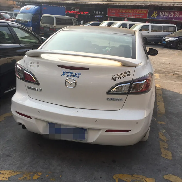 Спойлер для Mazda 3 2006 2013 спойлер автомобилей седан АБС пластик XC цвет заднего