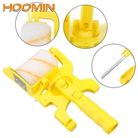 hoomin diy paint brush roller brush multiuse for home wall ceilings clean cut paint edger roller wall decorative handle tools