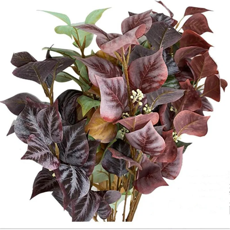 15 шт. шелковые липа древовидные ветви искусственные зелени растений стеблем для