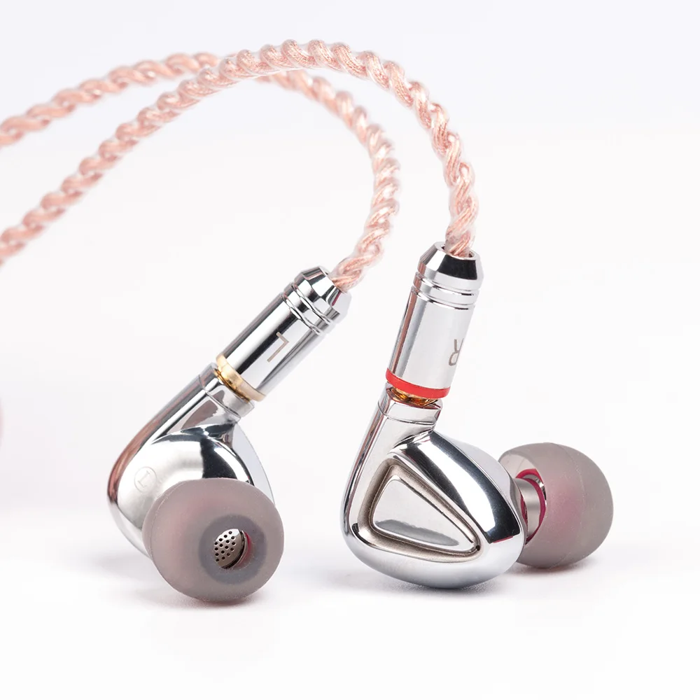 Плоские наушники-вкладыши AK Tinhifi p110 мм Hi-Fi наушники со съемным кабелем MMCX TIN Hifi T2 T3
