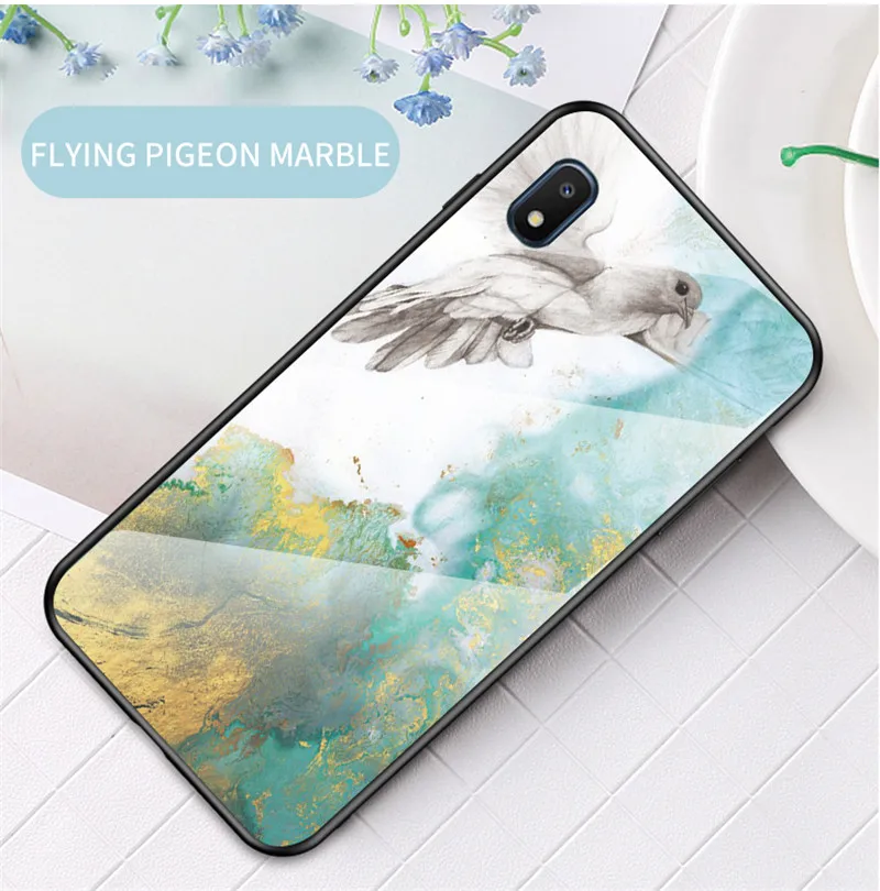 Для Meizu M5 M6 M8 M9 Note мраморный узор градиентный закаленное стекло задняя крышка для Meizu M6T M5S M5 Мягкий ТПУ Край Оболочка Чехол