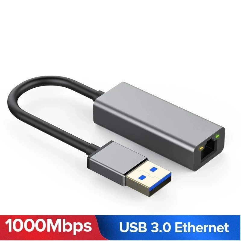 Новейший адаптер USB Ethernet сетевая карта 3 0 к RJ45 Lan для Windows 10 Xiaomi Mi Box Nintendo Switch
