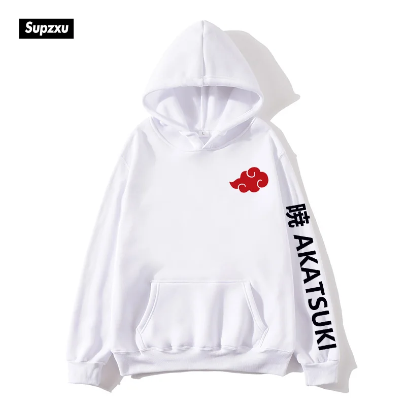

2020 Japanese Anime Naruto Moon Cloud Symbol Pullover Hoodie Unisex Hoodie Sweatshirt Couple Wear Ladies Plus Size Warm Jacket