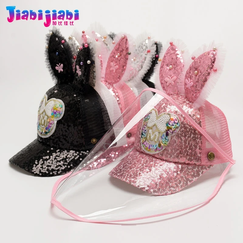 Летняя детская шапка маска для защиты лица от вирусов защита пятен прозрачная