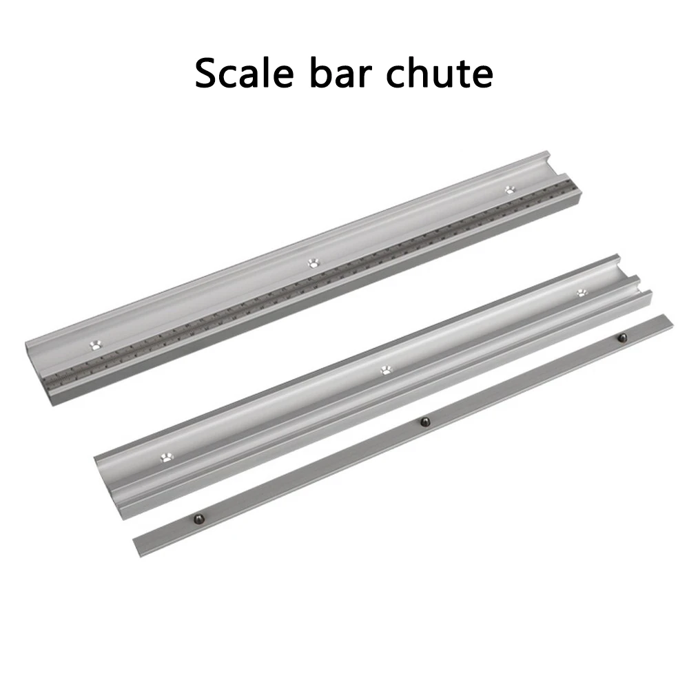 Универсальная алюминиевая направляющая 45 мм с направляющими для шкалы толкатель