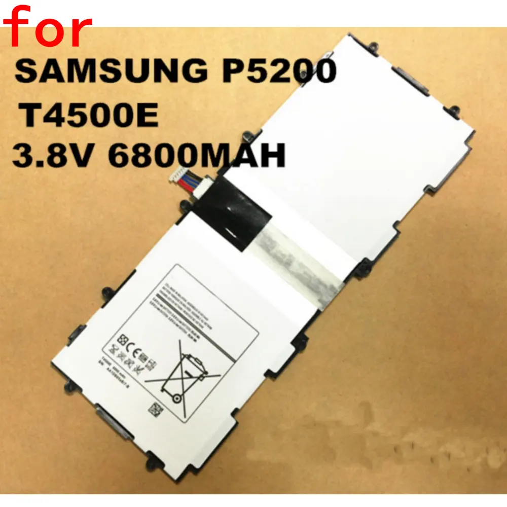 

T4500e T4500C 3.8v battery for Samsung Galaxy TAB Tablet 3 10.1" P5200 P5210 T4500E P5220 P5213 6800mah 25.84wh New Original