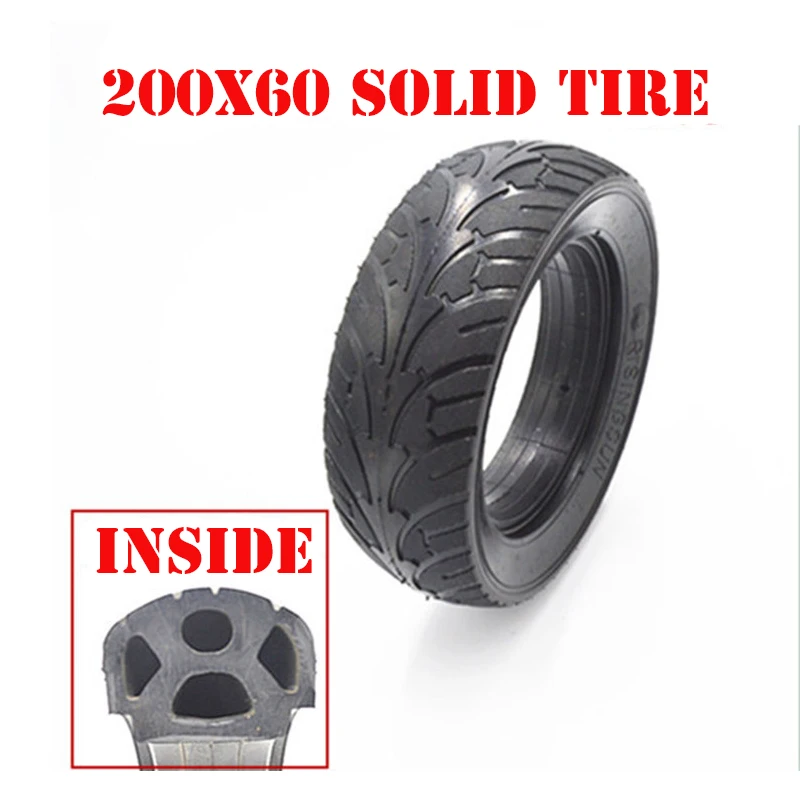 Электрический самокат автомобильные вакуумные шины колеса для 8 дюймов 200X60