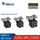 Камера заднего вида Hikity, универсальная Водонепроницаемая камера заднего вида с ночным видением, 8 ИК светодиодами, 12 Светодиодный
