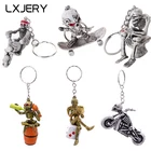 LXJERY Kuso Скейтборд Череп брелок со скелетом панк курительная цепочка для ключей с черепом для женщин сумка Подвеска в виде ключа кольцо Подарочные ювелирные изделия