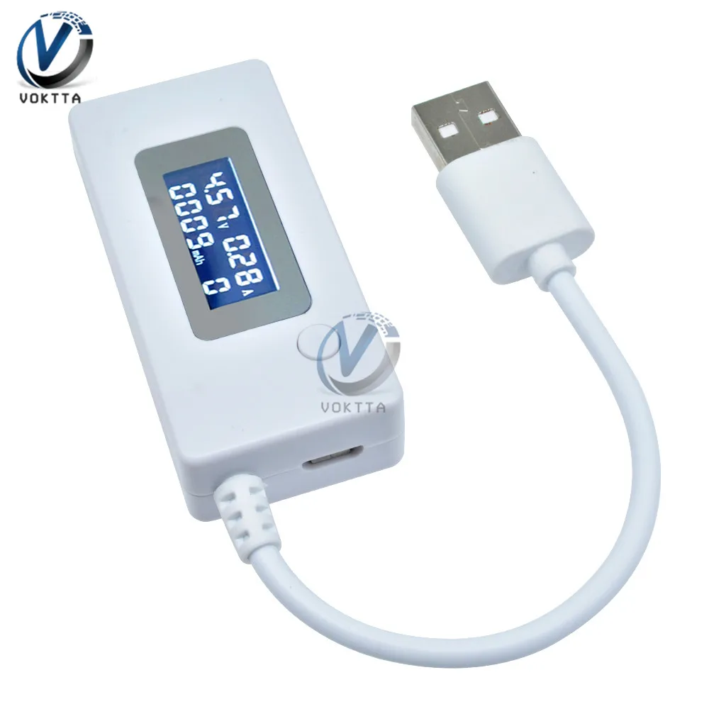 ЖК-экран USB тестер доктор напряжение измеритель тока мобильный Банк питания зарядное устройство детектор цифровой дисплей измерительный прибор USB