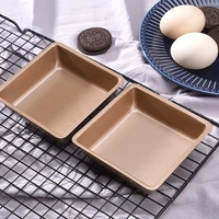 2 pieces of 4 inch non stick mini bakeware carbon steel pizza cake bakeware bread cookie bakeware kitchen diy accessories tools