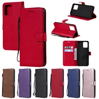 wallet flip phone case for etui oppo realme v5 5g 8 pro v13 pu leather card holder coque solid color full protection stand cover