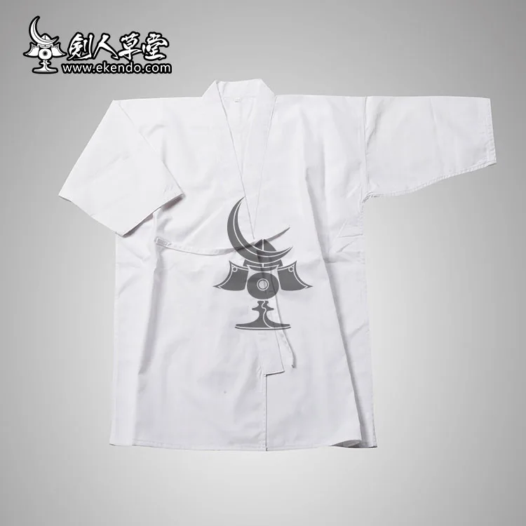 IKENDO. NET-IAIDO Маленький рукав белый GI-стандарт-белые узкие рукава iaido gi-70% полиэстер 30% хлопок