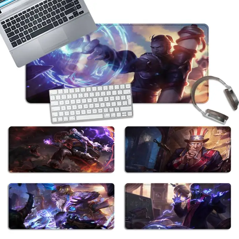 

Большой коврик для мыши XXL League Of Legends Ryze, коврик для ноутбука и ПК, Настольный коврик для больших игровых ковриков для мыши Overwatch/CS GO