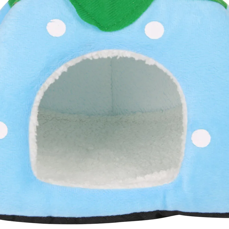 Милая кровать для питомца с клубничкой кошка котенок щенок пещера домик ковриком