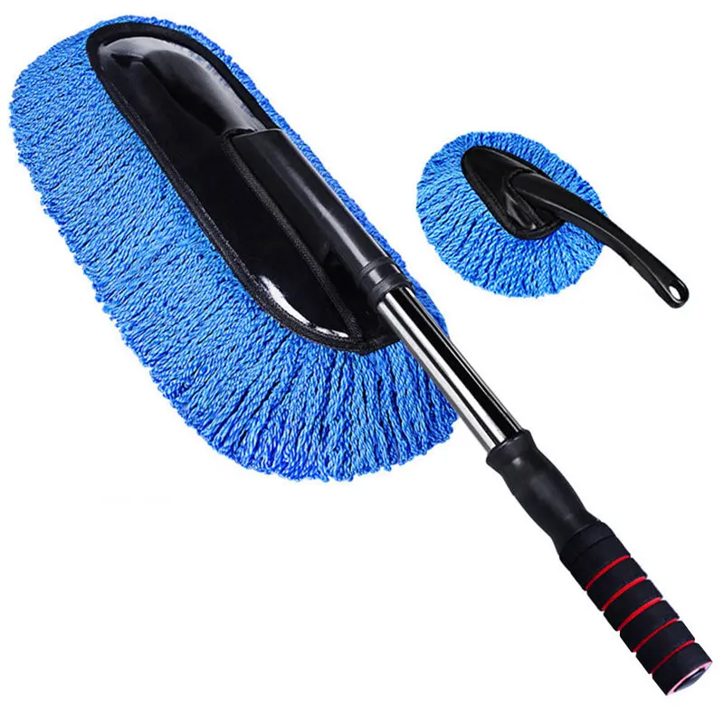 

Universal Car Cleaning Brush Auto Window Duster Retractable Microfiber Stainless Steel Long Handle Car supplies cleaning tools