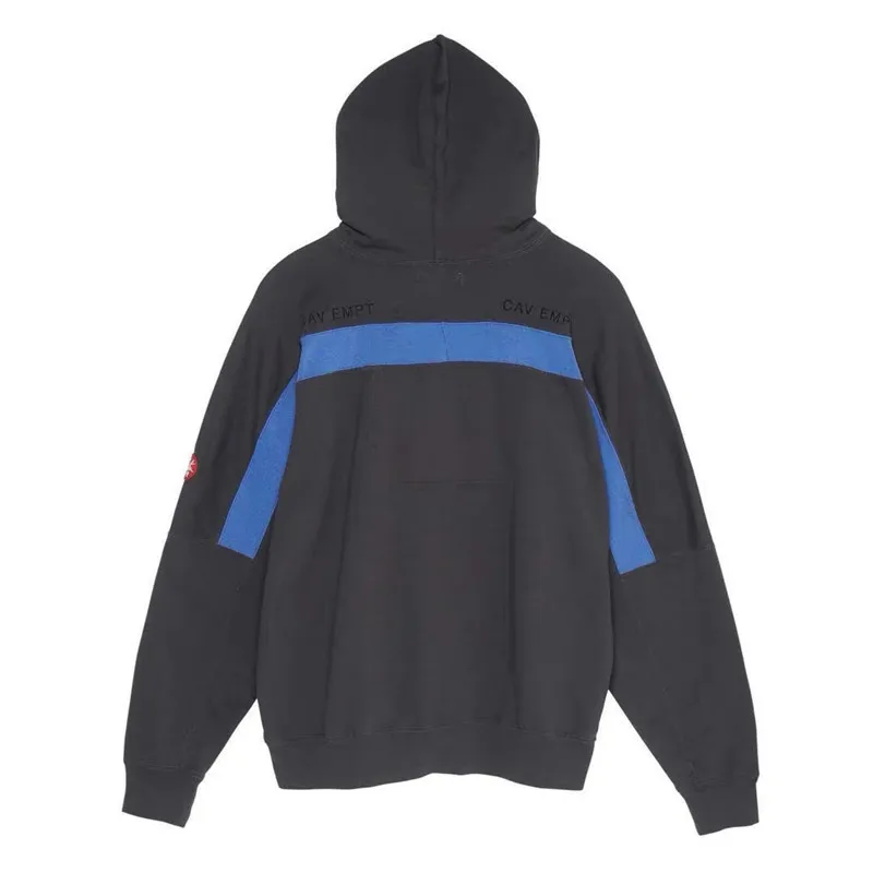10 Синяя лента, CAV, EMPT C. E19AW, худи с капюшоном, Ретро стиль, стирается, для пожилых мужчин и женщин, 1:1, высокое качество, CAV, Empt, CAV, EMP, толстовка с капюшоном - Цвет: 10