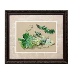 

Cross stitch set S278 grape restaurant fruit series imported linen