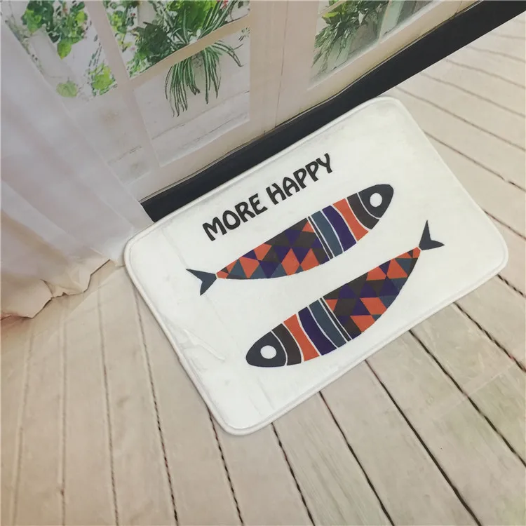 Коврик для ванной комнаты впитывает коврик нескользящий дверной домашний