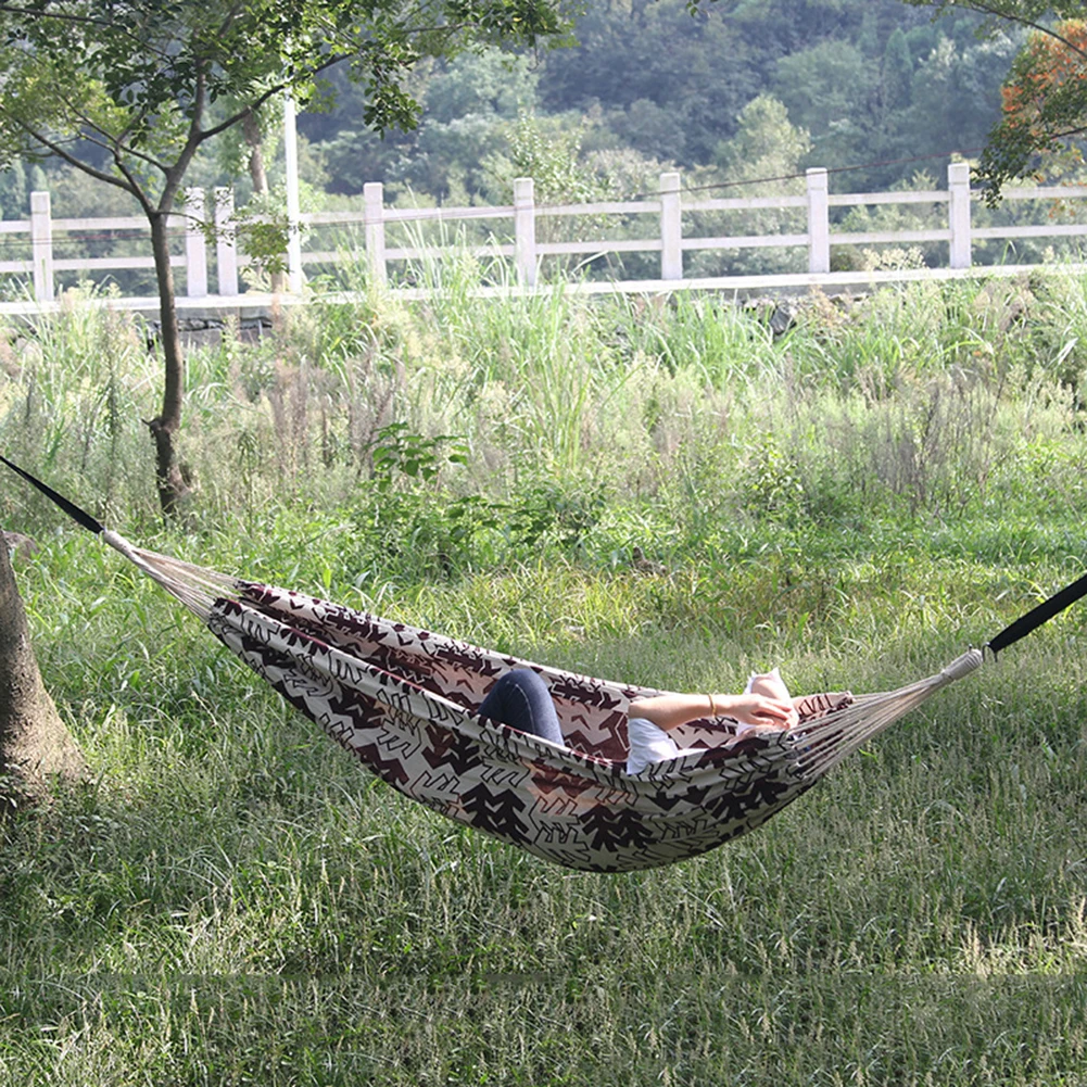 

Outdoor Travel Camping Hanging Hammock Chair Hammocks Indoor Garden Swing Lazy for Home Garden Laying Accessory