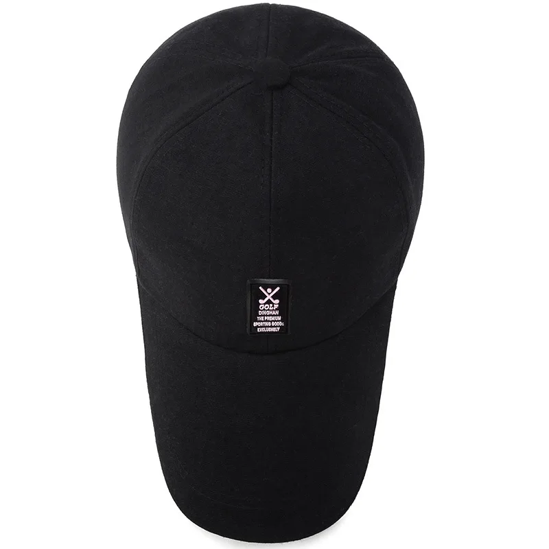 

Men Women Plain Black Super Extra Long Bill Snapback Cap Sunscreen Trucker Cap Hat Fishing Hats Cotton Cap Casual Cap