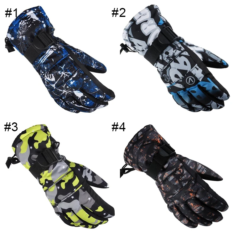 Перчатки для лыж и сноуборда девочек Нескользящие термостойкие