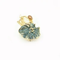 pd brooch pdance girl dancing girl ballet high end brooch dripping oil craft exquisite brooches brooch for women jewelry